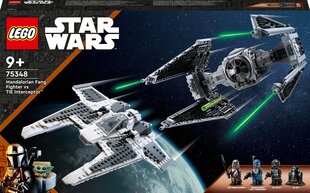 75348 LEGO® Star Wars Mandalorialainen Fang-hävittäjä vs. TIE-torjuntahävittäjä hinta ja tiedot | LEGOT ja rakennuslelut | hobbyhall.fi