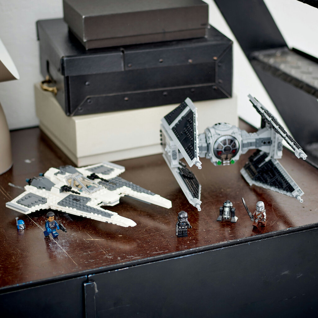 75348 LEGO® Star Wars Mandalorialainen Fang-hävittäjä vs. TIE-torjuntahävittäjä hinta ja tiedot | LEGOT ja rakennuslelut | hobbyhall.fi