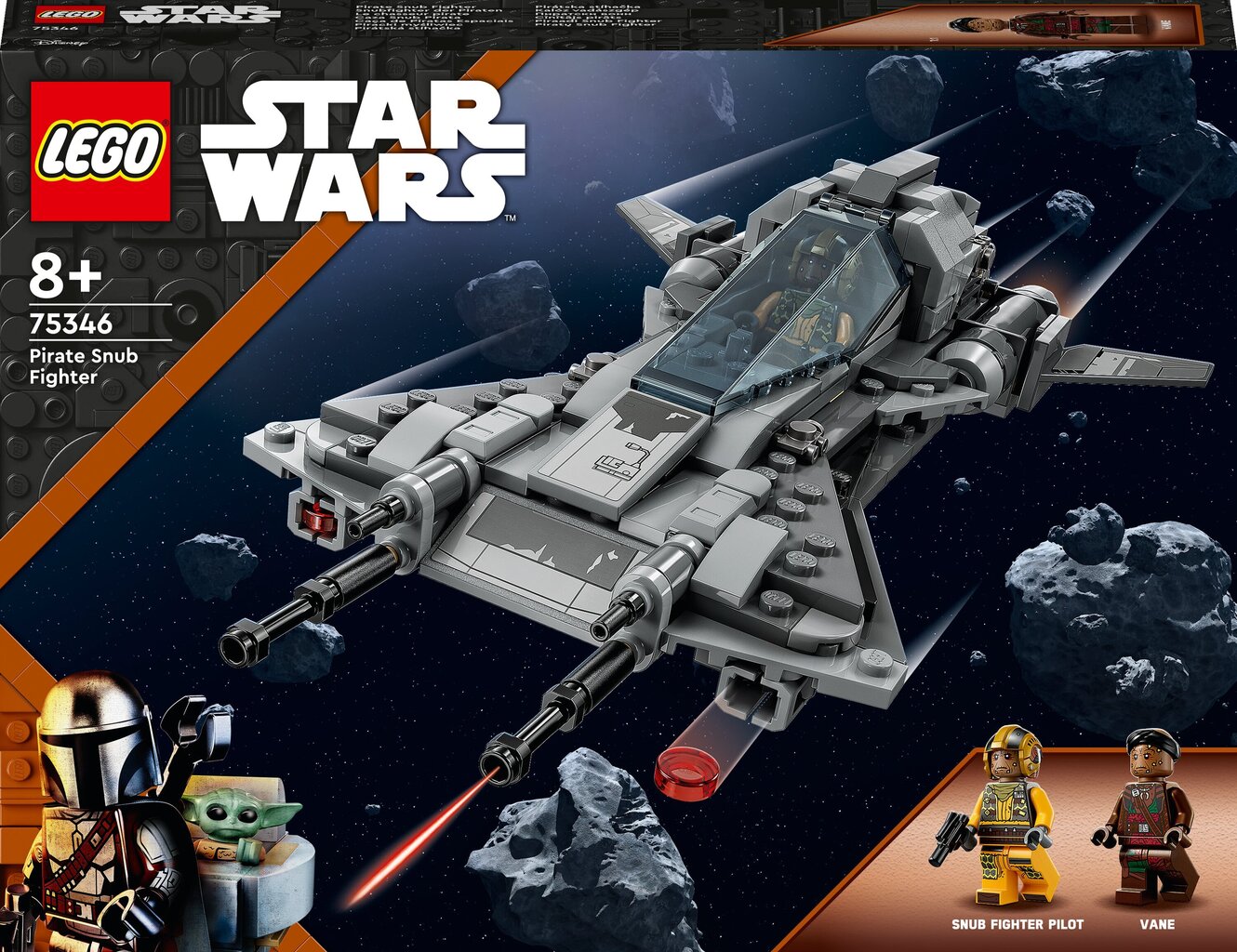 75346 LEGO® Star Wars Piraattien pienhävittäjä hinta ja tiedot | LEGOT ja rakennuslelut | hobbyhall.fi