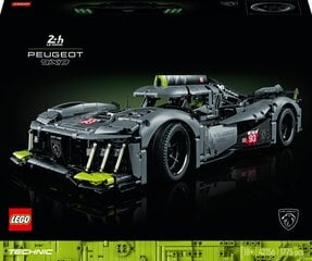 42156 LEGO® Technic PEUGEOT 9X8 24H Le Mans Hybrid Hypercar hinta ja tiedot | LEGOT ja rakennuslelut | hobbyhall.fi