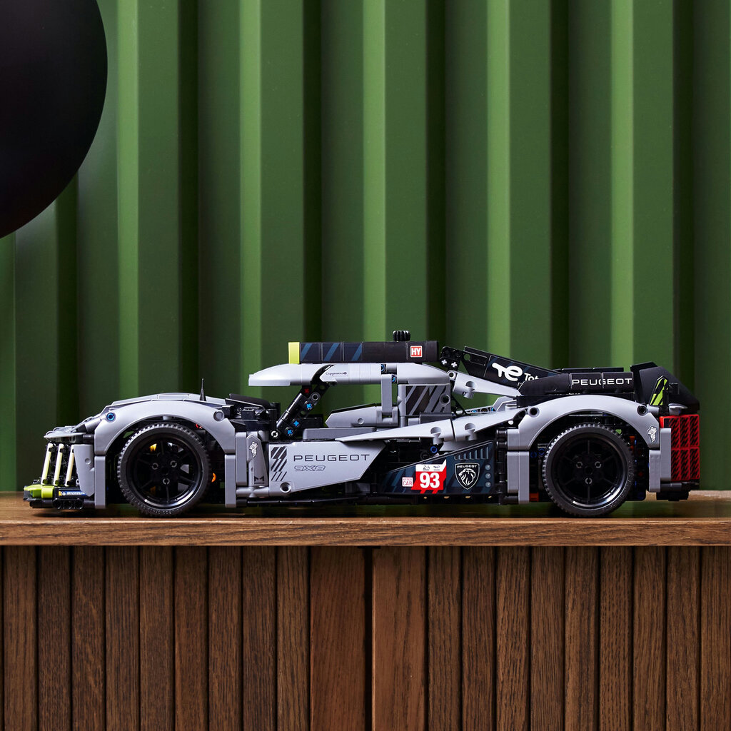 42156 LEGO® Technic PEUGEOT 9X8 24H Le Mans Hybrid Hypercar hinta ja tiedot | LEGOT ja rakennuslelut | hobbyhall.fi
