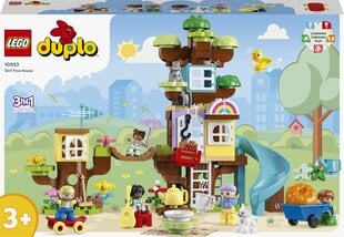 10993 LEGO® DUPLO 3-in-1 Puumaja hinta ja tiedot | LEGOT ja rakennuslelut | hobbyhall.fi