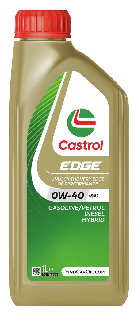 Castrol Edge TITANIUM FST 0W-40 1l hinta ja tiedot | Moottoriöljyt | hobbyhall.fi