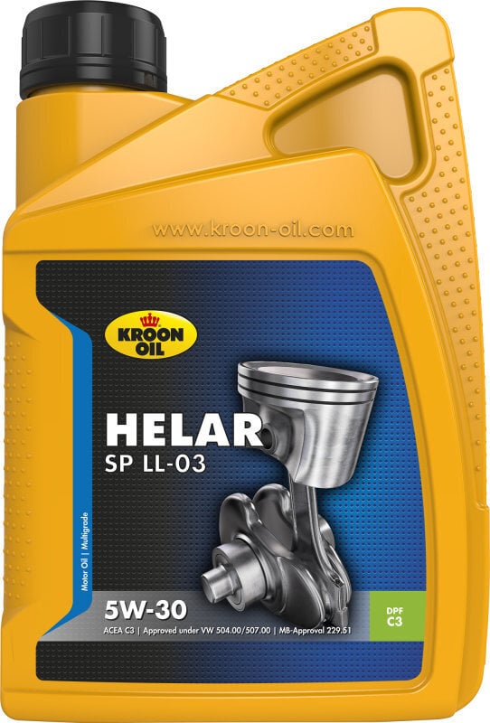 Öljy KROON-OIL Helar SP 5W-30 LL-03, 1L hinta ja tiedot | Moottoriöljyt | hobbyhall.fi