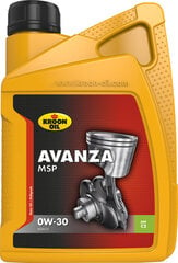 Kroon-Oil Avanza MSP 0W-30 Synteettinen öljy, 1 L hinta ja tiedot | Moottoriöljyt | hobbyhall.fi