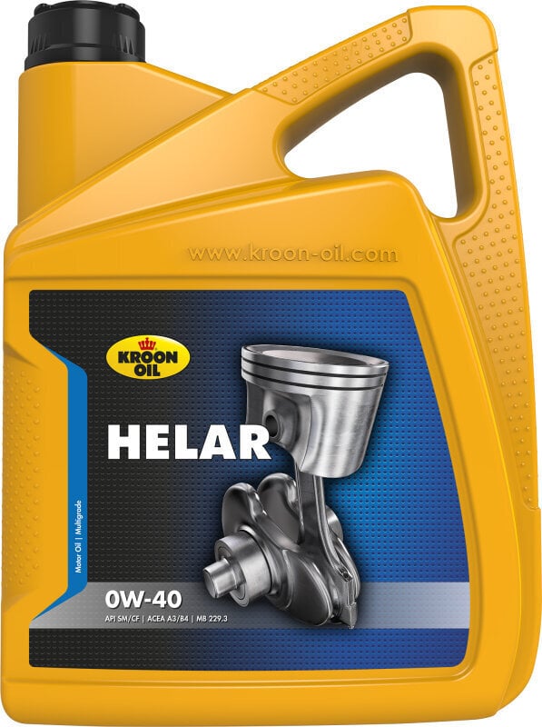 Kroon-Oil Helar 0W-40 Synteettinen öljy, 5 L hinta ja tiedot | Moottoriöljyt | hobbyhall.fi