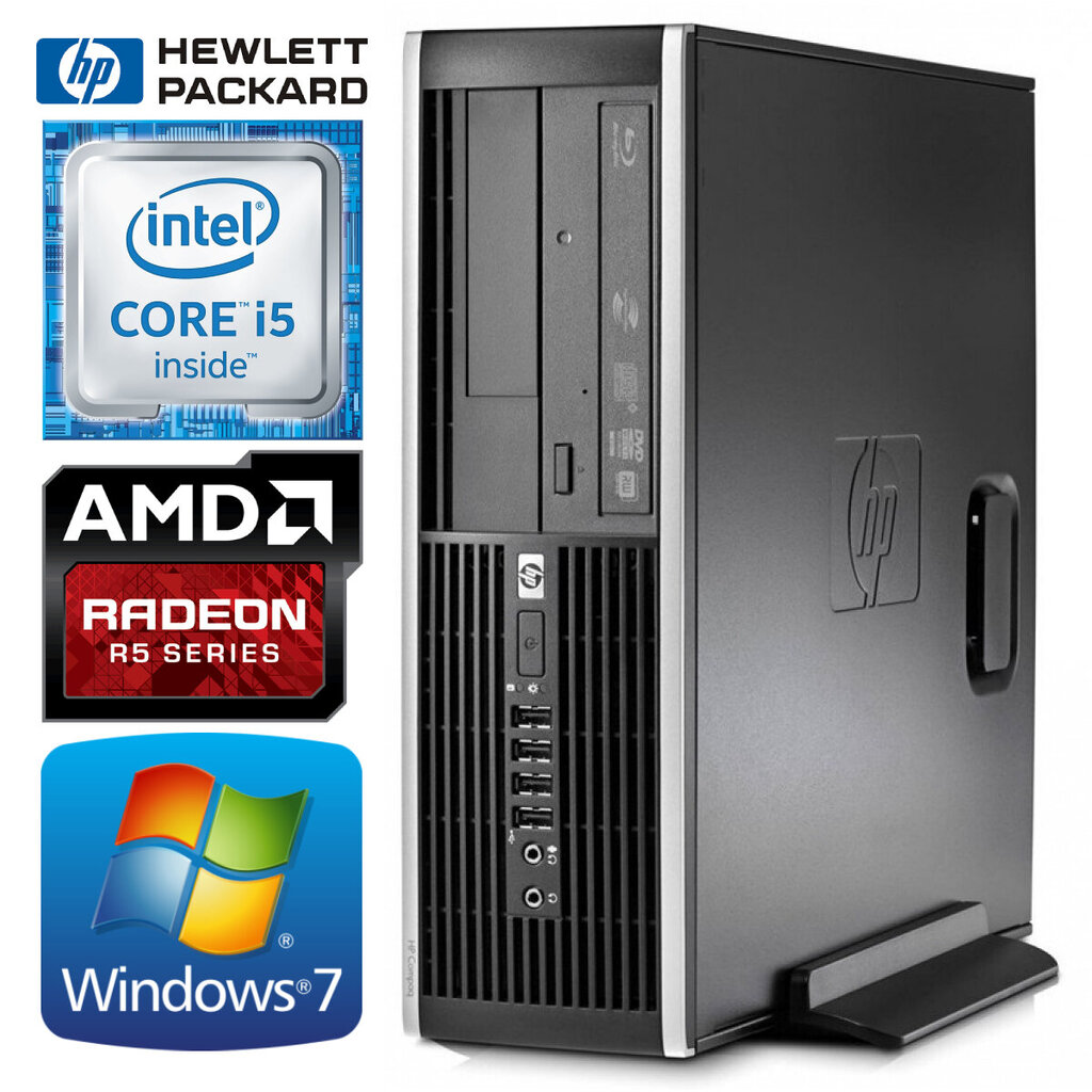 HP 8100 Elite SFF i5-650 4GB 250GB R5-340 2GB DVD WIN7Pro hinta ja tiedot | Pöytätietokoneet | hobbyhall.fi