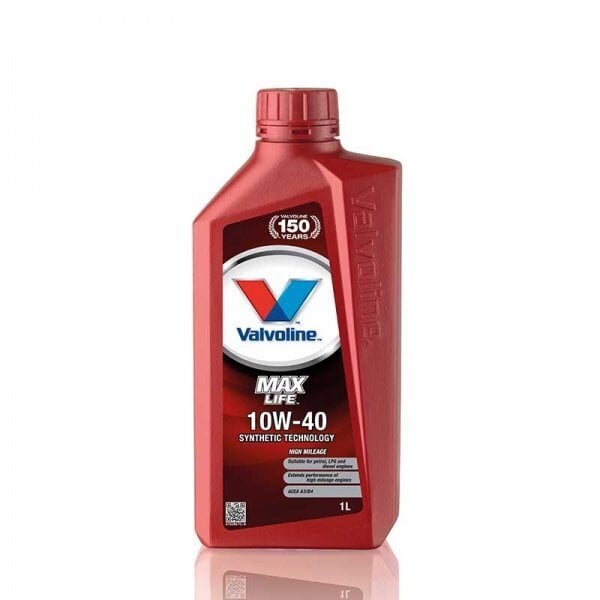 Moottoriöljy Valvoline MAXLIFE 10W40, 1L hinta ja tiedot | Moottoriöljyt | hobbyhall.fi