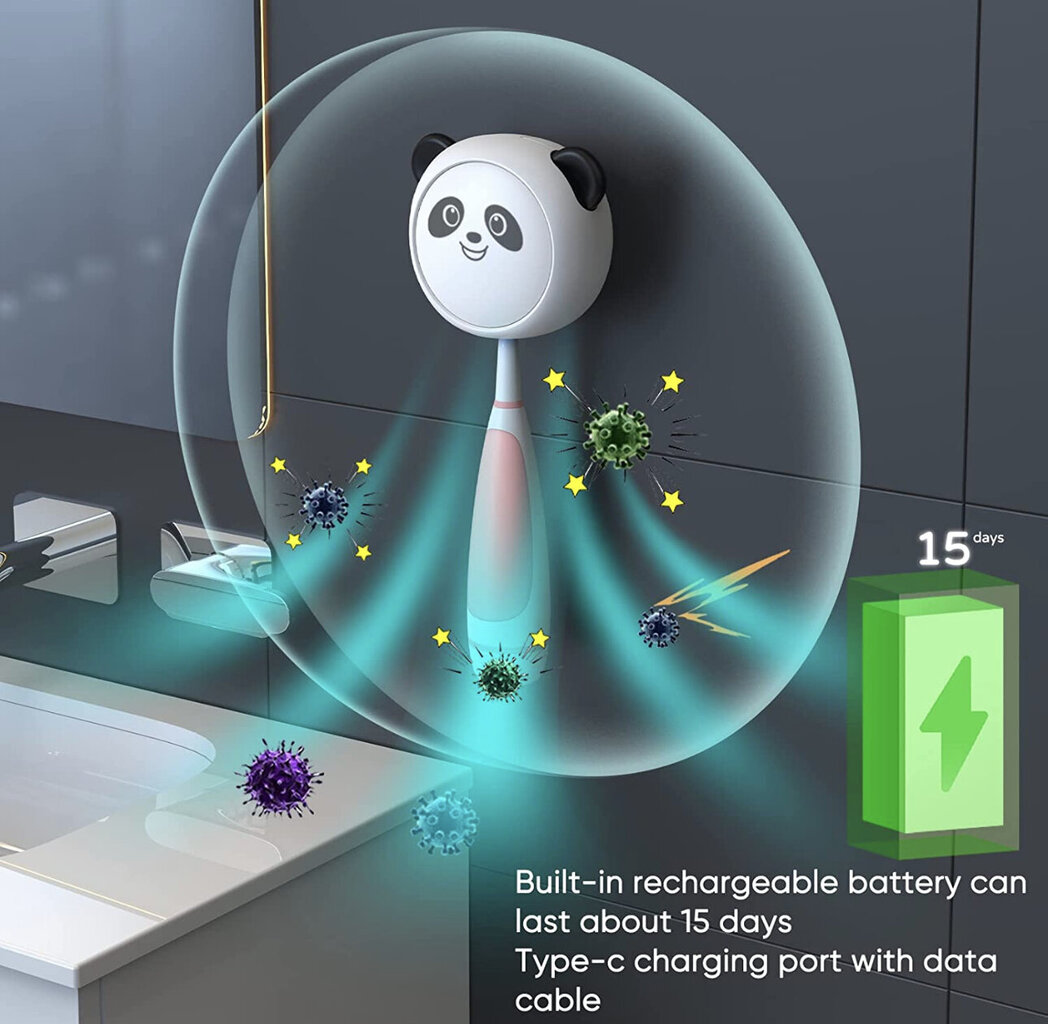 Lasten hammasharjan pidike - UV-sterilointilaite hinta ja tiedot | Kylpyhuoneen sisustus | hobbyhall.fi