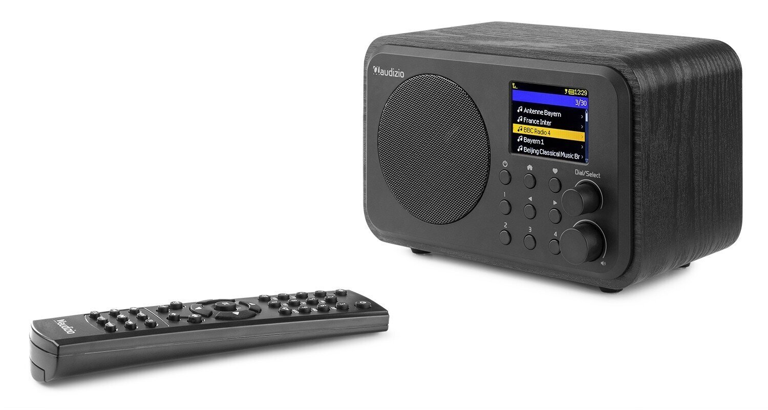 Audizio Venice WIFI Internet-radio paristolla, musta hinta ja tiedot | Kelloradiot ja herätyskellot | hobbyhall.fi