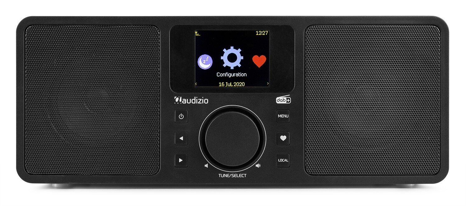Audizio Rome WIFI Internet Stereo DAB+ Radio Puu hinta ja tiedot | Kelloradiot ja herätyskellot | hobbyhall.fi