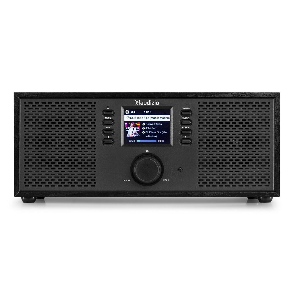 Audizio Rimini Stereo WiFi Internet Radio Musta hinta ja tiedot | Kelloradiot ja herätyskellot | hobbyhall.fi