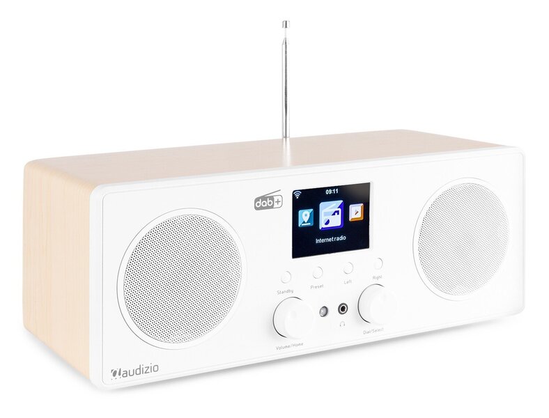 Audizio Bari WIFI Internet-stereoradio DAB+ White -toiminnolla