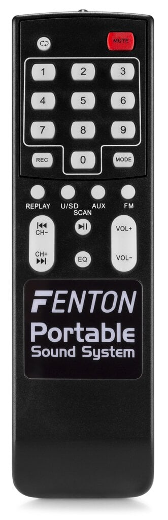 Fenton FT10LED kannettava äänijärjestelmä 10" 450W hinta ja tiedot | Kaiuttimet | hobbyhall.fi