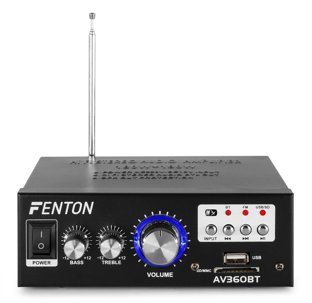 Fenton AV360BT minivahvistin BT/SD/USB/MP3 hinta ja tiedot | Kaiuttimet ja soundbarit | hobbyhall.fi