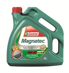 Castrol Magnatec 5W-40 A3 / B4 moottoriöljy, 4L hinta ja tiedot | Moottoriöljyt | hobbyhall.fi