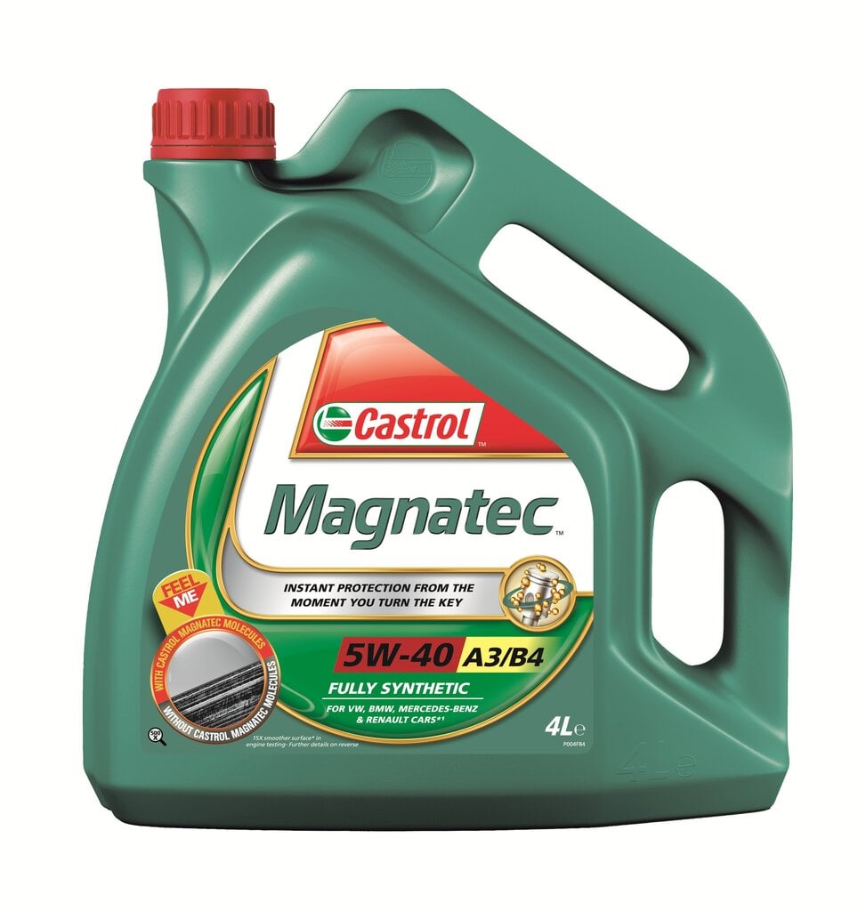 Castrol Magnatec 5W-40 A3 / B4 moottoriöljy, 4L hinta ja tiedot | Moottoriöljyt | hobbyhall.fi