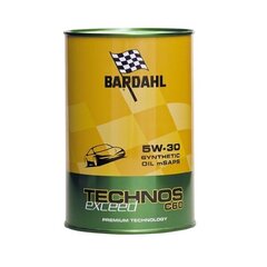 Bardahl Technos Exceed C60 5W-30 synteettinen moottoriöljy, 1L hinta ja tiedot | Moottoriöljyt | hobbyhall.fi