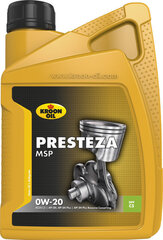 Kroon-Oil Presteza MSP 0W-20 moottoriöljy, 1L. hinta ja tiedot | Moottoriöljyt | hobbyhall.fi