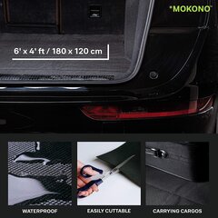 Mokono®️ anti -liuskamato - erityisen suuri 180x120 - musta - yksilöllisesti leikattu - tavaratilan matto lujasti pitämään autossa hinta ja tiedot | Auton tavaratilamatot | hobbyhall.fi