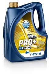 Moottoriöljy Neste Pro + M 0W-20, 4L hinta ja tiedot | Moottoriöljyt | hobbyhall.fi