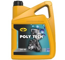 Kroon-Oil Poly Tech 5W-40 moottoriöljy, 5L hinta ja tiedot | Moottoriöljyt | hobbyhall.fi