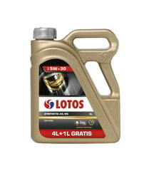 Moottoriöljy Lotos Synthetic A5 / B5 5W30 4 + 1 L, Lotos Oil hinta ja tiedot | Moottoriöljyt | hobbyhall.fi