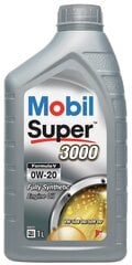 Moottoriöljy Mobil Super 3000 FV 0W-20, 1L hinta ja tiedot | Moottoriöljyt | hobbyhall.fi