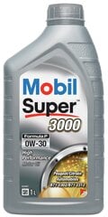 Moottoriöljy Mobil Super 3000 FP 0W-30, 1L. hinta ja tiedot | Moottoriöljyt | hobbyhall.fi