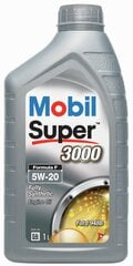 Moottoriöljy Mobil Super 3000 FF 5W-20, 1L. hinta ja tiedot | Mobil Autotuotteet | hobbyhall.fi