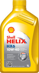 Shell Helix HX6 10W-40 moottoriöljy, 1L hinta ja tiedot | Moottoriöljyt | hobbyhall.fi