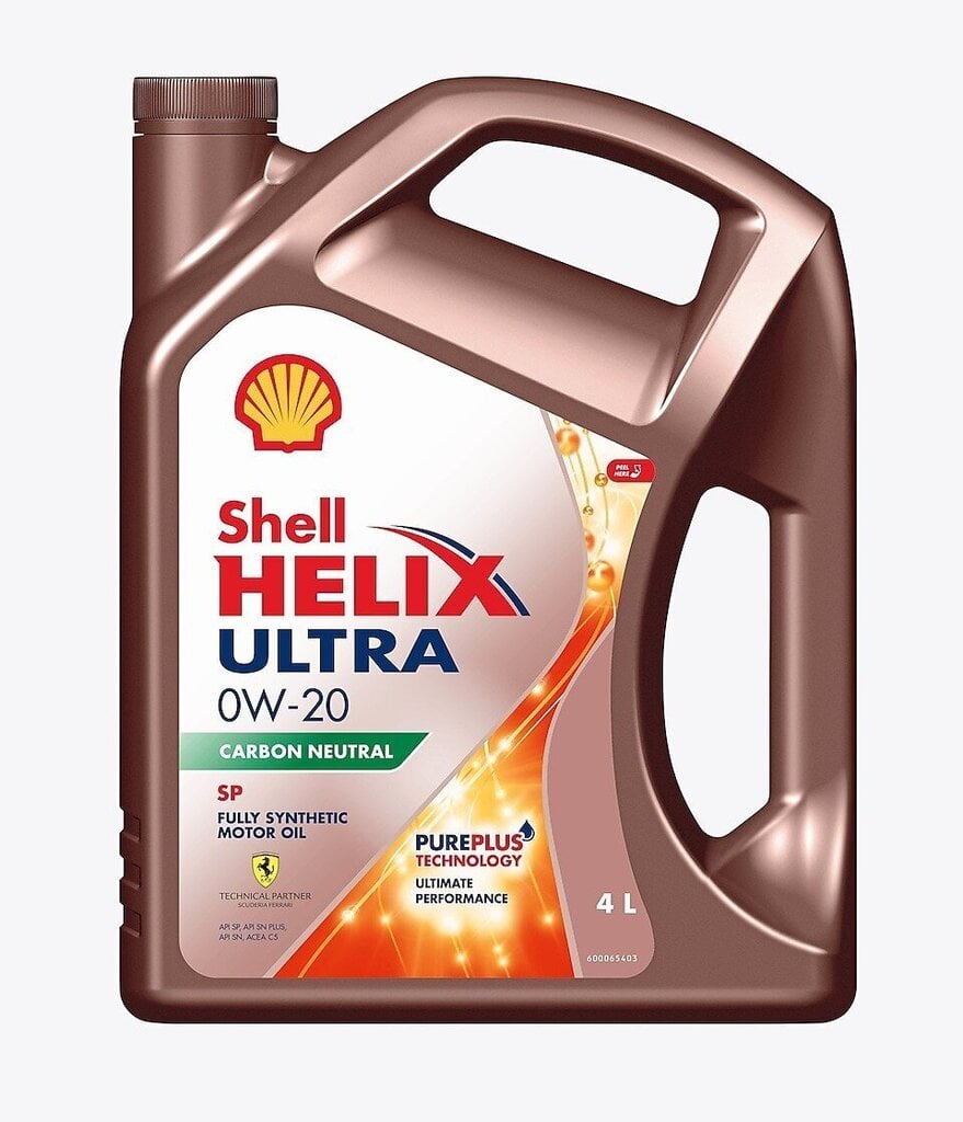 Shell Hellix ULTRA SP 0W-20 moottoriöljy, 5L hinta ja tiedot | Moottoriöljyt | hobbyhall.fi