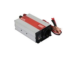 Jännitteenmuunnin invertteri Carpoint 600 W / 1200 W 12 V - 230 V 0510352 hinta ja tiedot | Muuntimet ja invertterit | hobbyhall.fi