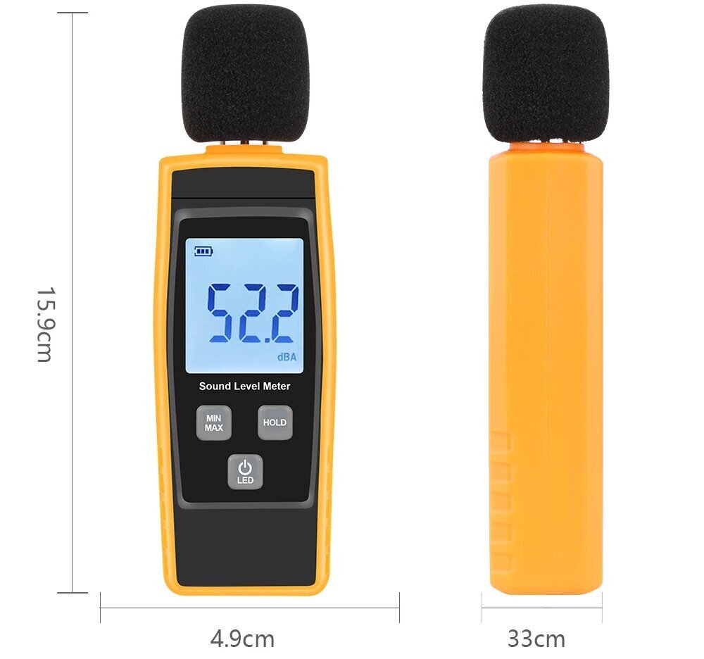 Ääni- ja melutasomittari hinta ja tiedot | Mittarit ja mittalaitteet | hobbyhall.fi
