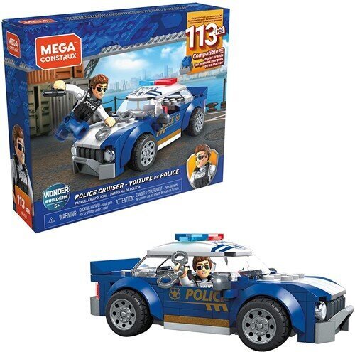 Rakennussetti Poliisiauto Mega Construx, 113 osaa