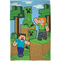 Lasten peitto Minecraft, 100x150 cm hinta ja tiedot | Päiväpeitot ja huovat | hobbyhall.fi