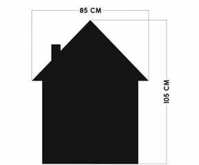 Seinätarra plaketti talon muotoinen hinta ja tiedot | Sisustustarrat | hobbyhall.fi