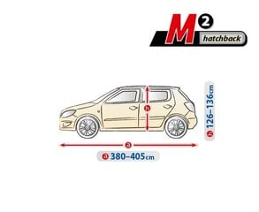 Hatchback autosuojus 380-405cm M2 Kegel-Blazusiak 5-4314-241-2092 hinta ja tiedot | Lisätarvikkeet autoiluun | hobbyhall.fi