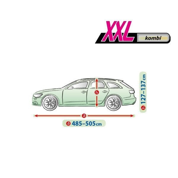 Pehmeä vuorattu auton suojus 485-497cm XXL Kegel-Blazusiak 5-4630-249-4030 hinta ja tiedot | Lisätarvikkeet autoiluun | hobbyhall.fi