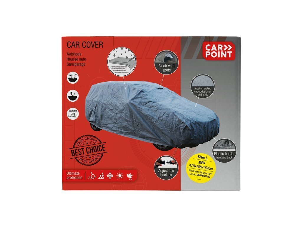 Maasturi ja Jeep L 478x188x152cm Carpoint 1723621 hinta ja tiedot | Lisätarvikkeet autoiluun | hobbyhall.fi