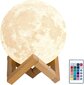Yölamppu 3D Moon - GOAPA, 21cm. hinta ja tiedot | Pöytävalaisimet | hobbyhall.fi