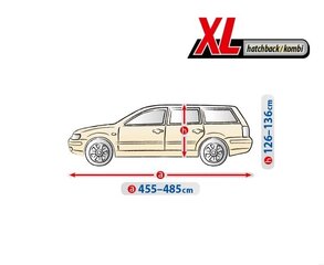 Hatchback/Combi autosuojus 455-485cm XL Kegel-Blazusiak 5-4317-241-2092 hinta ja tiedot | Lisätarvikkeet autoiluun | hobbyhall.fi