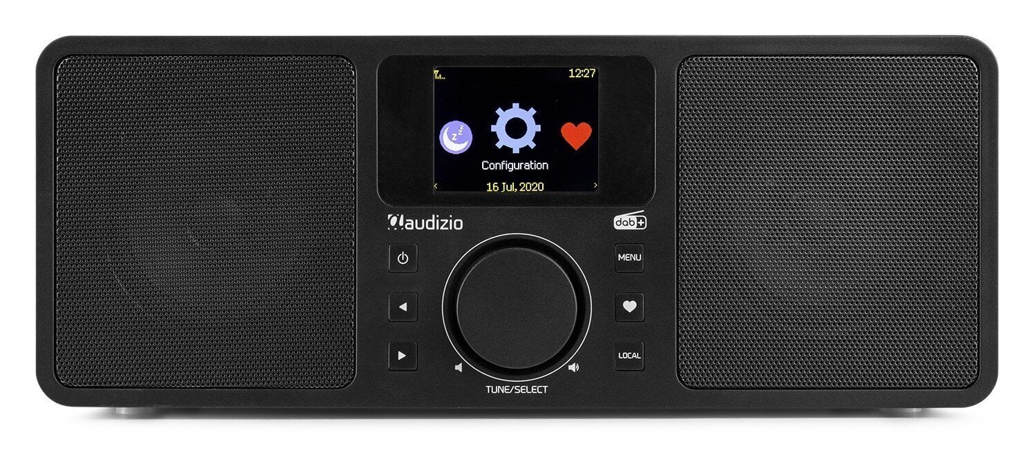 Audizio Rome WIFI Internet Stereo DAB+ Radio Musta hinta ja tiedot | Kelloradiot ja herätyskellot | hobbyhall.fi