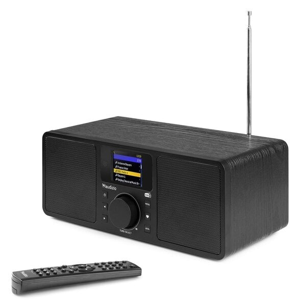 Audizio Rome WIFI Internet Stereo DAB+ Radio Musta