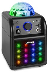 Vonyx SBS50B-PLUS karaokesarja, musta LED-valoefekteillä hinta ja tiedot | Fenton Kodinkoneet ja kodinelektroniikka | hobbyhall.fi