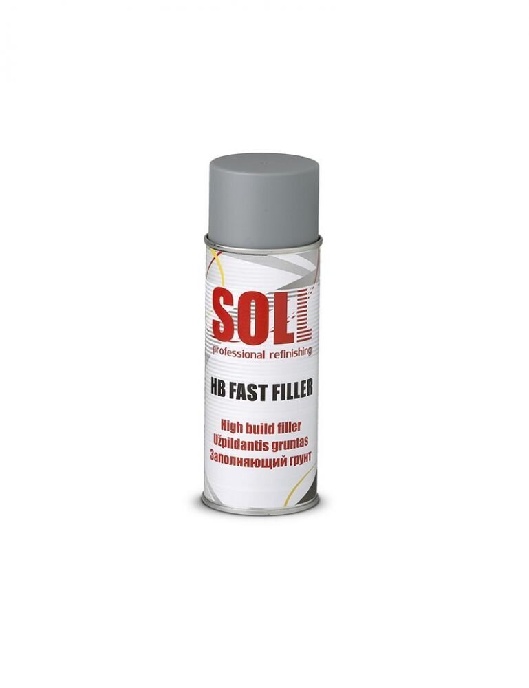 Pohjamaali harmaa High Build Filler 400ml SOLL S700027 hinta ja tiedot | Autokemikaalit | hobbyhall.fi