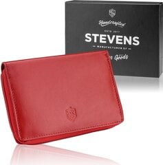 Stevens nahkainen lompakko naisille RFID-suojalla, punainen hinta ja tiedot | Stevens Muoti | hobbyhall.fi