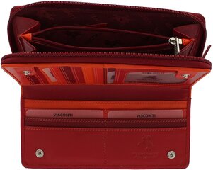 Naisten lompakko Visconti RB55, punainen hinta ja tiedot | Naisten lompakot | hobbyhall.fi