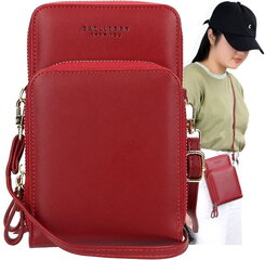 Mini lompakko, käsilaukku naisille D28, punainen hinta ja tiedot | Naisten lompakot | hobbyhall.fi