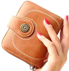 Pieni lompakko naisille C24, ruskea hinta ja tiedot | Naisten lompakot | hobbyhall.fi